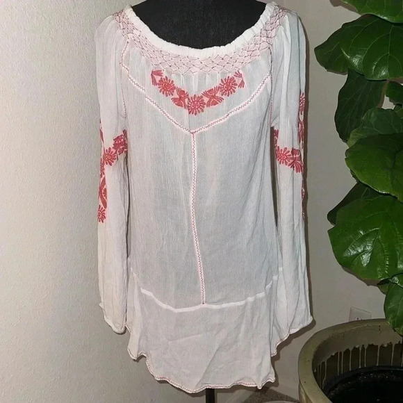 Free People Women’s Rolling Stone Peasant Top XSmall - Picture 10 of 16